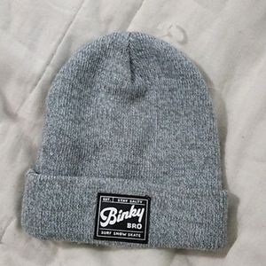NWOT Binky Bro SURF SNOW SKATE Infant Gray Beanie Winter Hat
